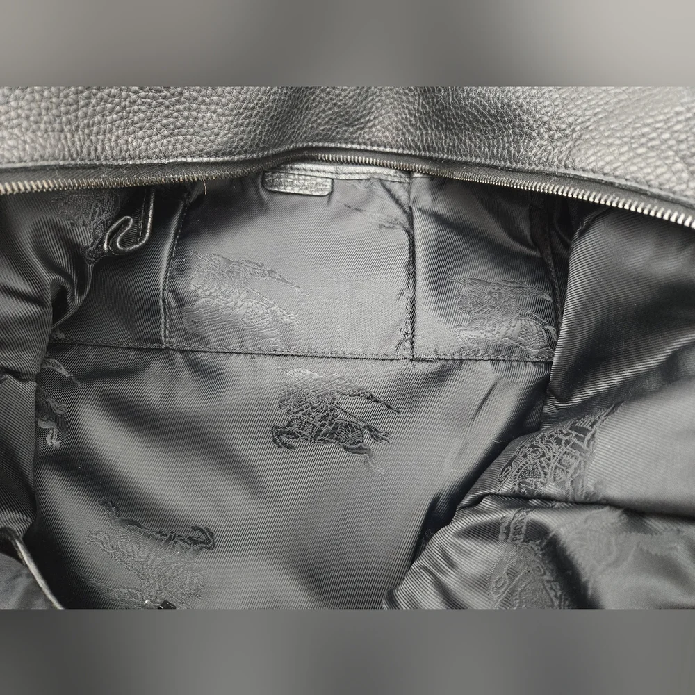 Burberry leather extra large weekender bag - Picture 9 of 16